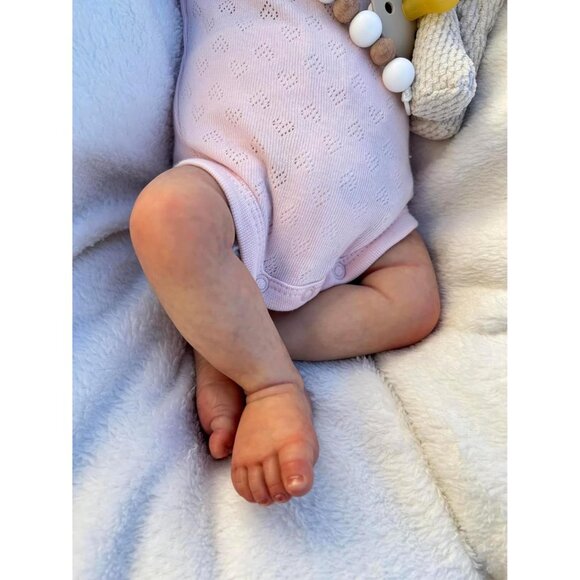 🆕18inch Realistic Cloth Body Twin Baby Dolls Sleeping Newborn Baby Doll Girls - Picture 4 of 9